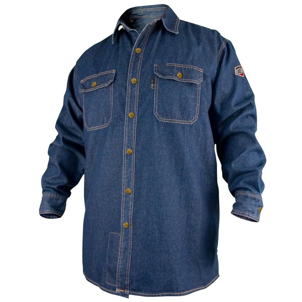 Amazon.com: Revco FS8-DNM 8 oz. FR Cotton/Denim Long Sleeve